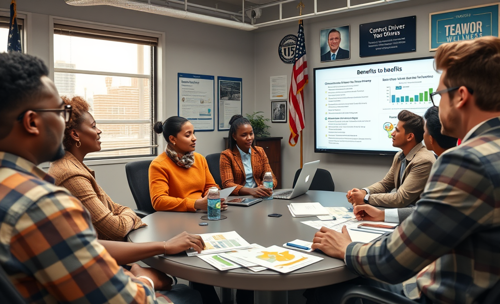 Smiling contracted driver with a company vehicle, symbolizing benefits and perks provided by employer.