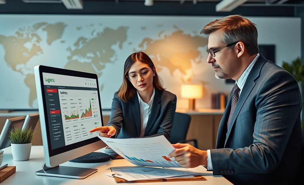Graph showing intern and logistics professional salaries across different companies