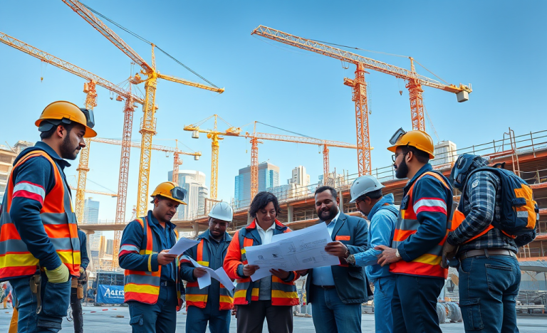Astaldi construction site showcasing public and private work opportunities