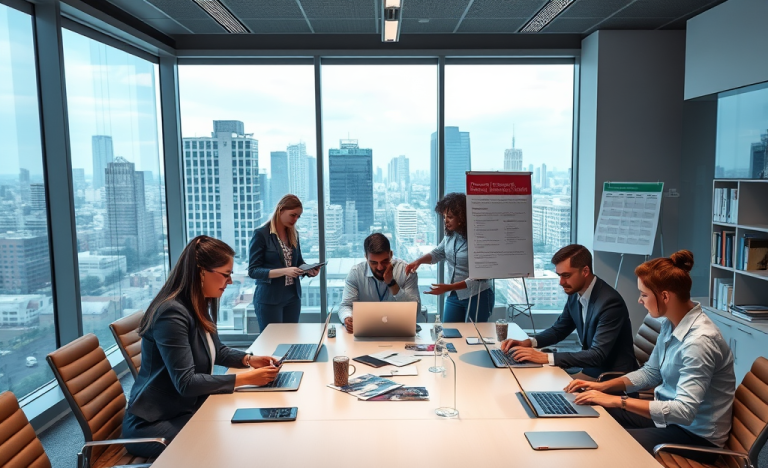 Intesa Sanpaolo administrative team coordinating schedules and meetings.