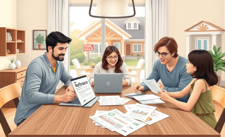 A house symbolizing easy property refinancing options.