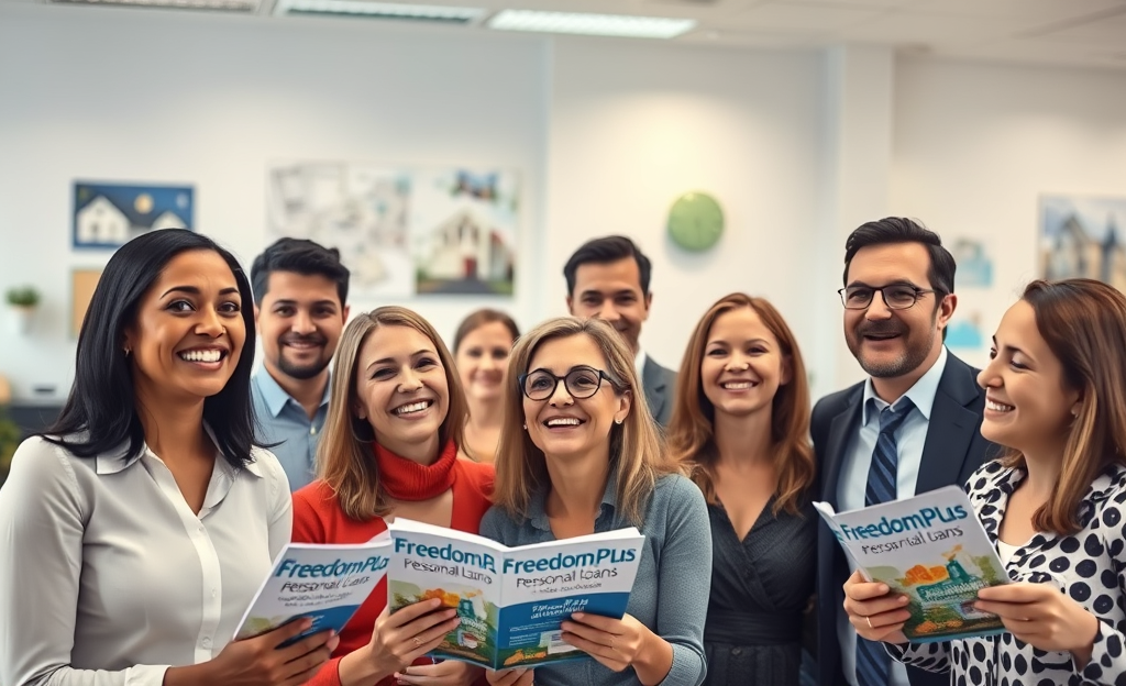 A person exploring urgent financial options with FreedomPlus personal loans.