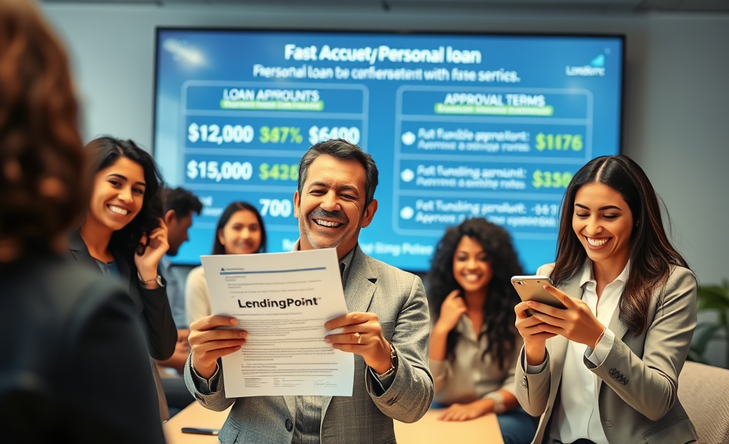 A person considering a loan from LendingPoint to meet urgent financial needs.
