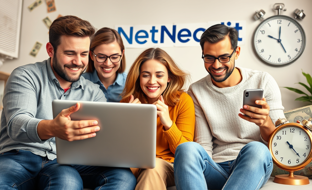 An image representing urgent financial help through NetCredit personal loans.