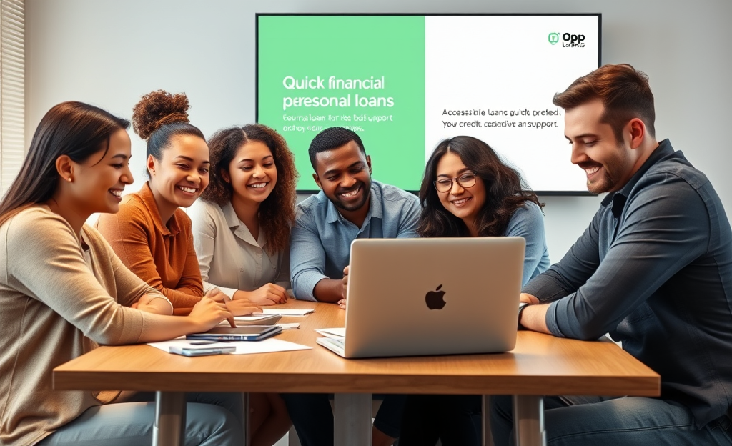 A person looking for urgent financial assistance with OppLoans personal loan options.