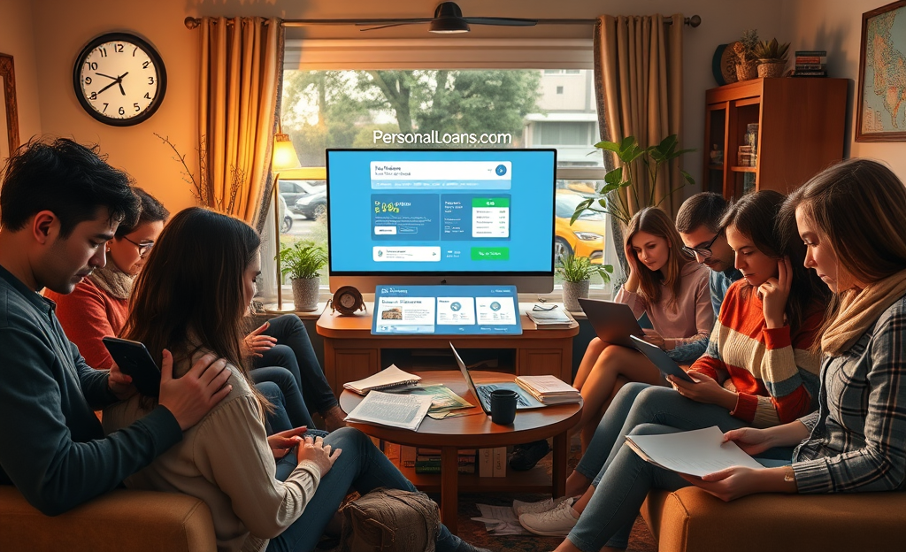 Image depicting urgent personal loan services available at PersonalLoans.com.