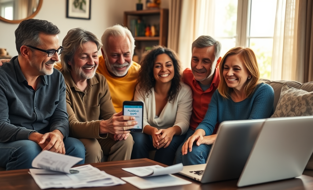 A person looking at their phone for personal loan options.