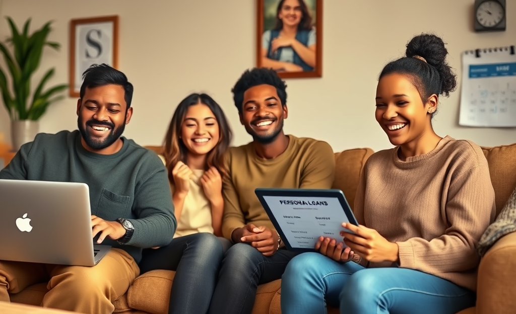 A person looking at financial options for urgent needs, with a focus on SoFi personal loans.