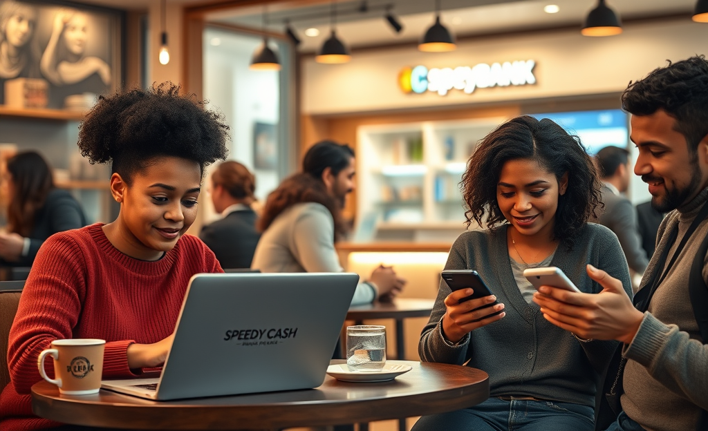 An image representing quick financial assistance through Speedy Cash personal loans.